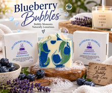 Load image into Gallery viewer, Blueberry Bubbles Artisan Soap
